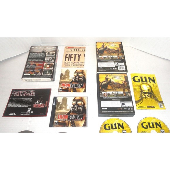 Lot of 5 PC Games - Iron Storm, Gun, WWII Sniper, Painkiller & CTU Marine - Picture 7 of 11